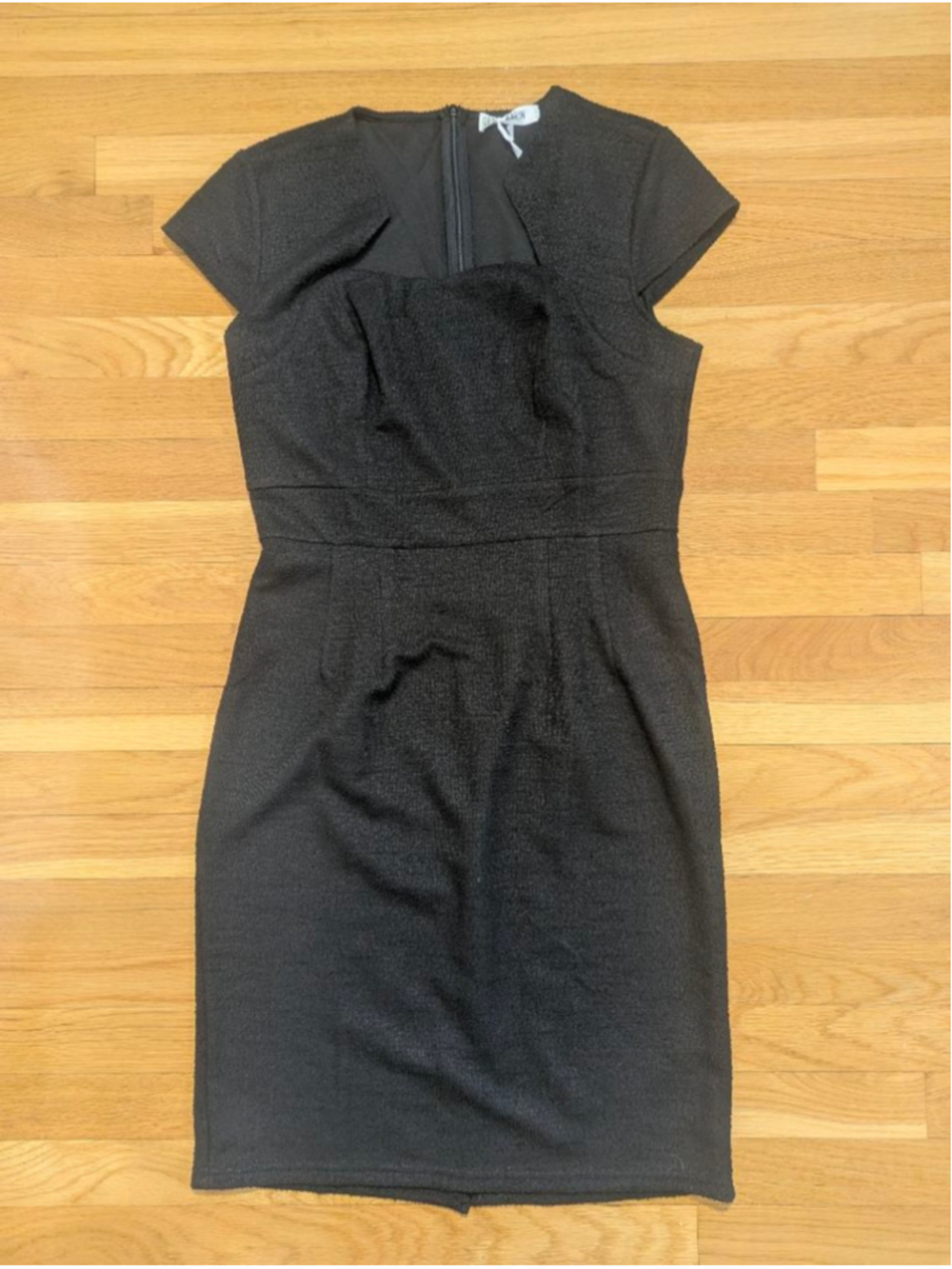 Grace Karin NWT Black Square Neck Retro Sheath Dress Large - Picture 2 of 13